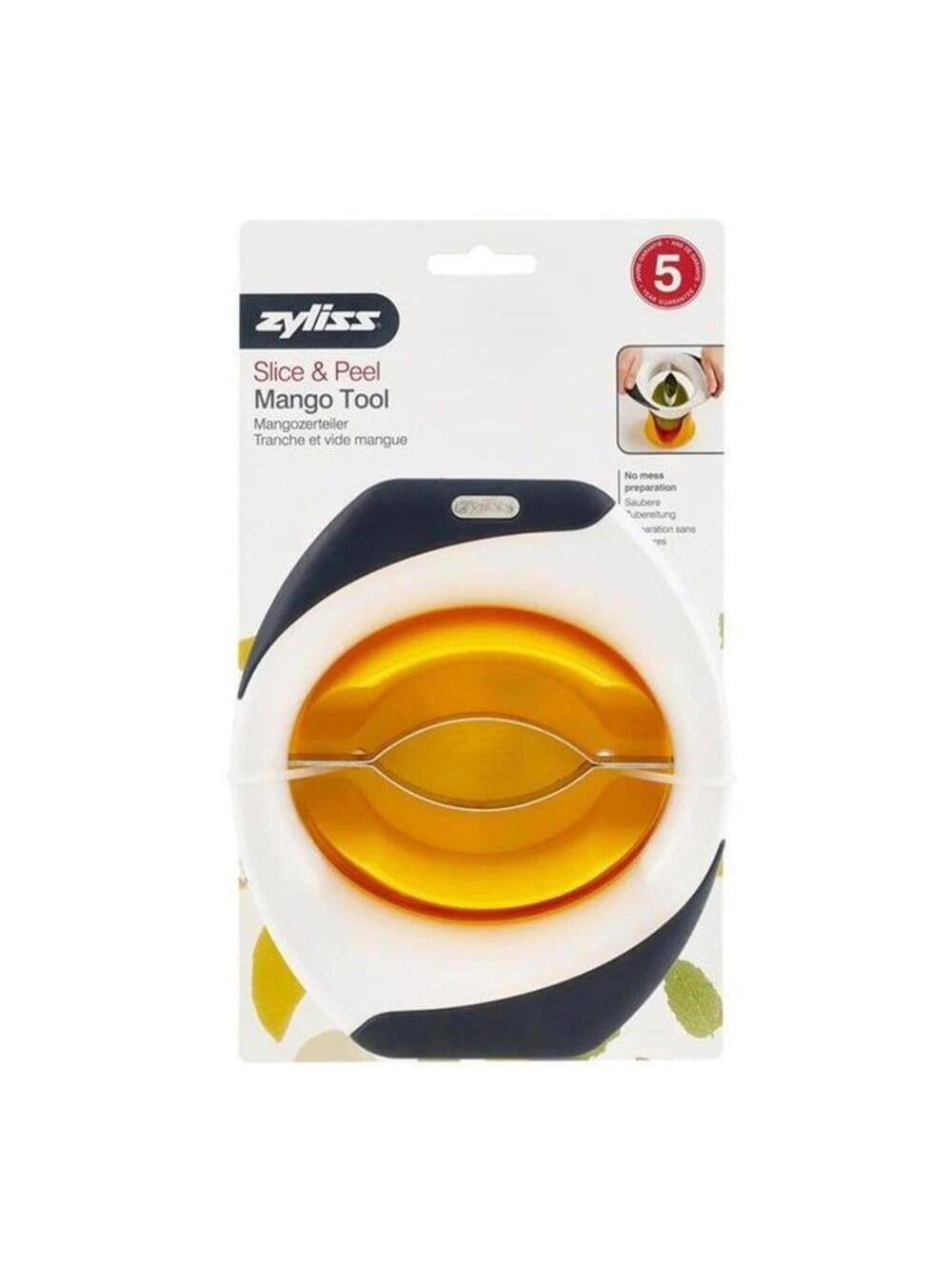 ZYLISS Mango Slicer, Peeler & Pit Remover Tool Slice & Peel 3-in-1 NEW
